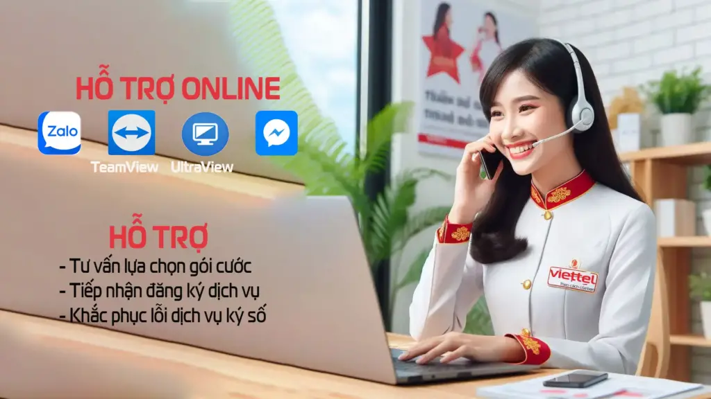 Hỗ trợ online Viettel