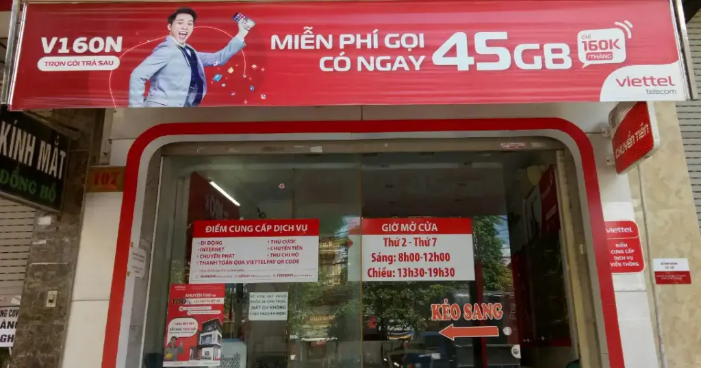 Gio mo cua cua hang Viettel